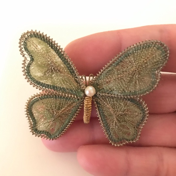 Bundle of Butterfly pins or brooches | vintage | bundle of 2 - Picture 4 of 8